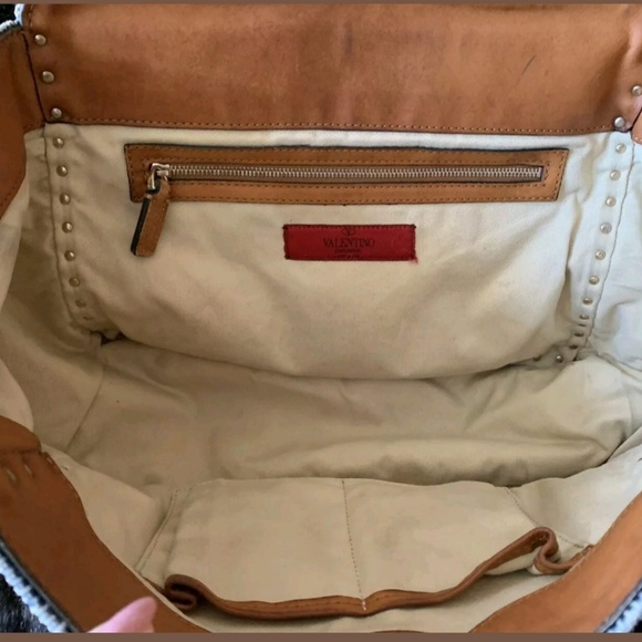 💕SOLD💕Denim Valentino Rockstud Crossbody Bag - Picture 6 of 8